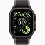 Apple Watch Ultra 3 (GPS + Cellular) • 49‑mm kast van Black Titanium • Black/Charcoal bandje (NIEUW) - Afbeelding 2