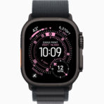 Apple Watch Ultra 3 (GPS + Cellular) • 49‑mm kast van Black Titanium • Black Alp Lp bandje (NIEUW) - Afbeelding 2
