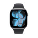 Apple Watch 11 - Wifi - 46mm - Space Grey Aluminium Case with Black Sport Band - M/L - Afbeelding 2