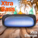 Xssive Bluetooth Speaker - 15W Krachtig Stereogeluid - IPX5 Waterdicht - RGB-verlichting - TWS-functie - FM Radio - Afbeelding 2