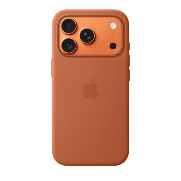 Siliconenhoesje met MagSafe voor iPhone 17 Pro / Terracota
