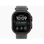 Apple Watch Ultra 4 / 49mm kast van Black Titanium / Light Black Ocean Band - Afbeelding 2